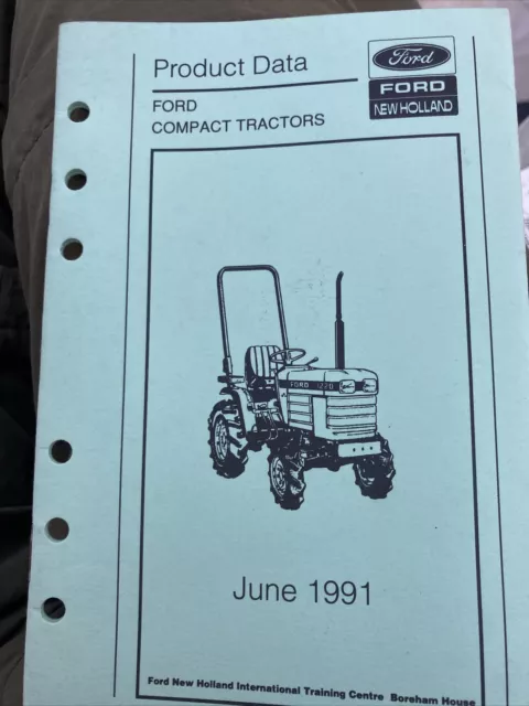 Ford Tractor Confidential Green Book Tractor Competitive Comparisons Booklet1991
