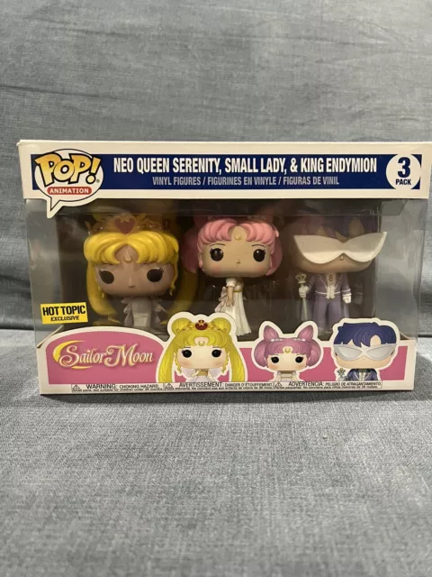 Funko Pop! Sailor Moon - Neo Queen Serenity Small Lady & King Endymion  (Pack) - Loja TSC