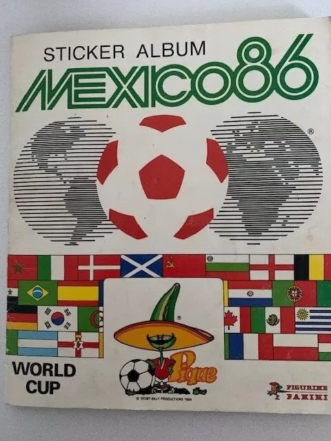 9 x Panini World Cup Mexico 86 1986 Removed Stickers