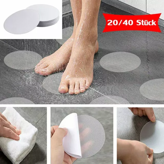 20/40x Anti Rutsch Sticker Badewanne Dusche Boden Pad Antirutschmatte Aufkleber