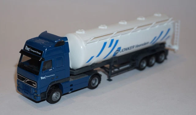 HERPA Volvo FH16 + semi-remorque citerne pulvérulents 3 essieux Sotrafi HO 1/87 | eBay
