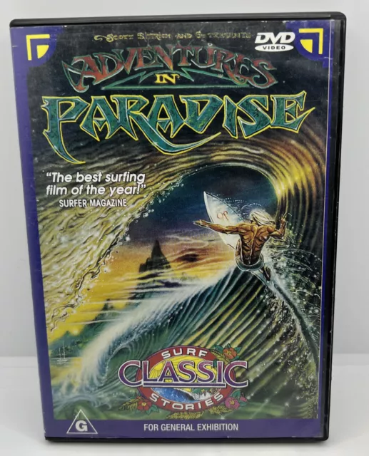 Adventures In Paradise (DVD) 1982 Original Surf Classic Stories - Rare - Mike Ho