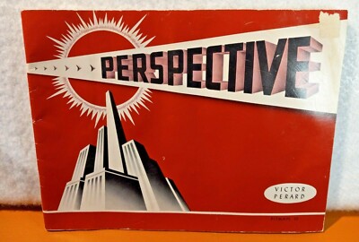 Vintage Paperback Book Red Cover Perspective By Victor Perard Pitman 22 1957