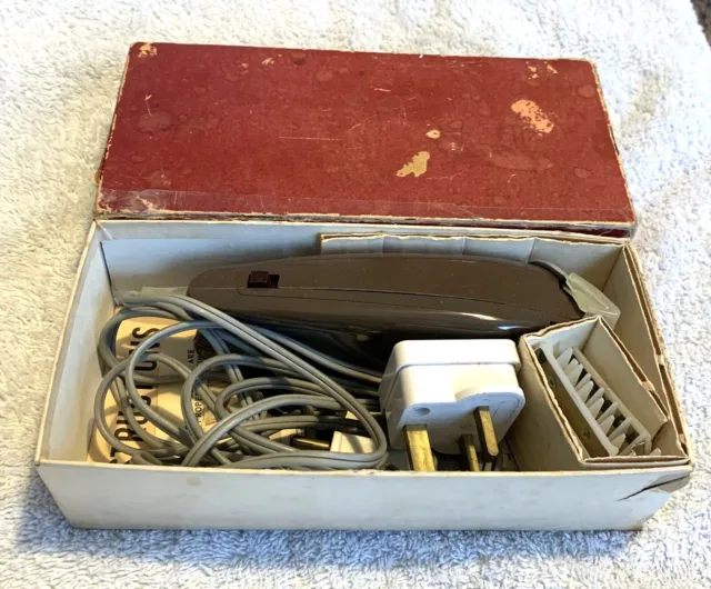 Vintage Philips Home Barber Set. Boxed With Original Paperwork. Various  Trimmer