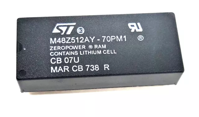 1 Stück M48Z512AY-70PM1 | ZEROPOWER SRAM | 70ns | 4 Mbit (512 Kbit x 8)| PMDIP32
