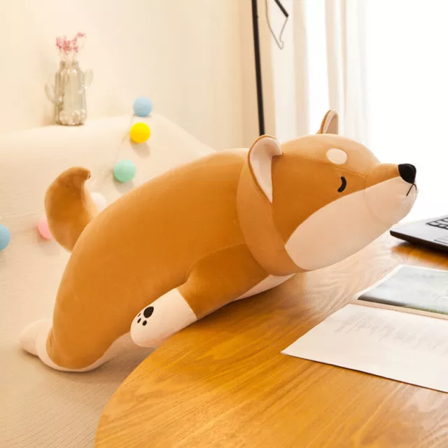 Shiba Inu Plush Toy Sleeping Pillows Doggy Soft Stuffed Doll Cartoon Cute Gift1