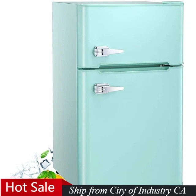 3.2 CU.FT COMPACT Mini Refrigerator Stainless,Separate Freezer Fridge
