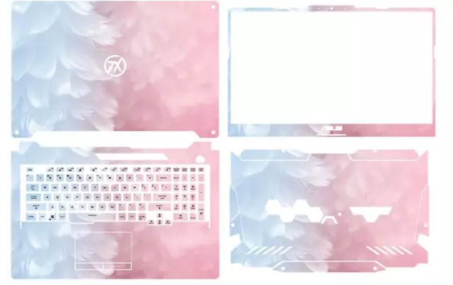 Dazzle Vinyl Laptop Special Sticker Skin For ASUS TUF Gaming A17 FA706IU