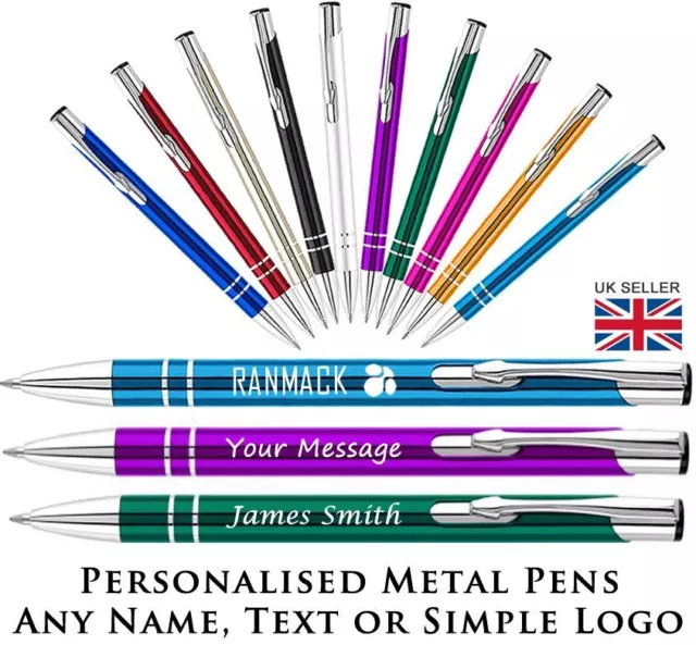 Promotional Pens - Personalised Engraved Eleem Metal Ballpoint Pen