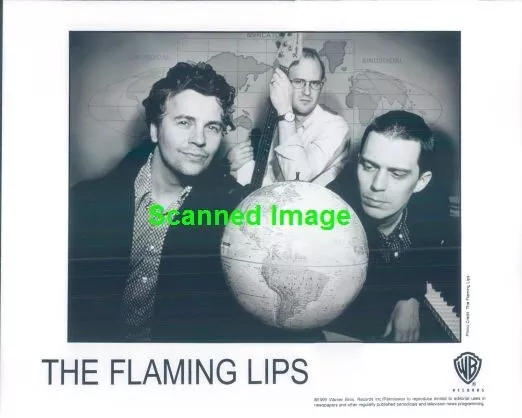Press Photo: FLAMING LIPS 8x10 B&W 1999