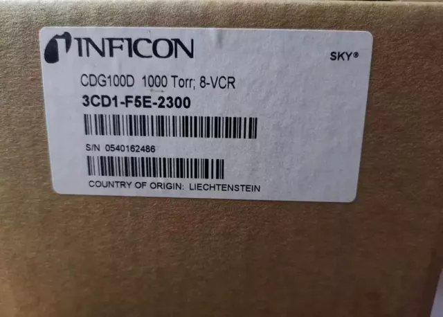 ✅🔥CDG045D 1000Torr INFICON Vacuum Gauge Brand New Fast Shipping Via DHL