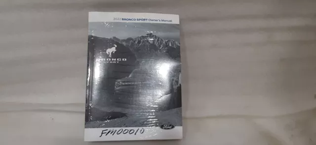 2022 Ford Bronco Sport *NEW* Owners Manual OEM