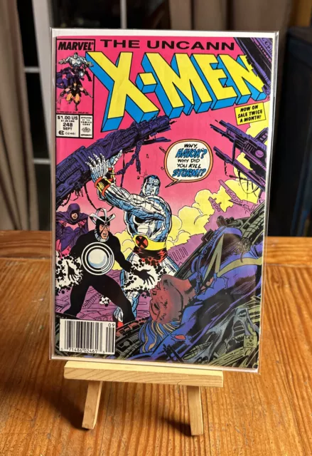 The Uncanny X-Men Vol 1 #248 Newsstand First Jim Lee Art On X-Men FN