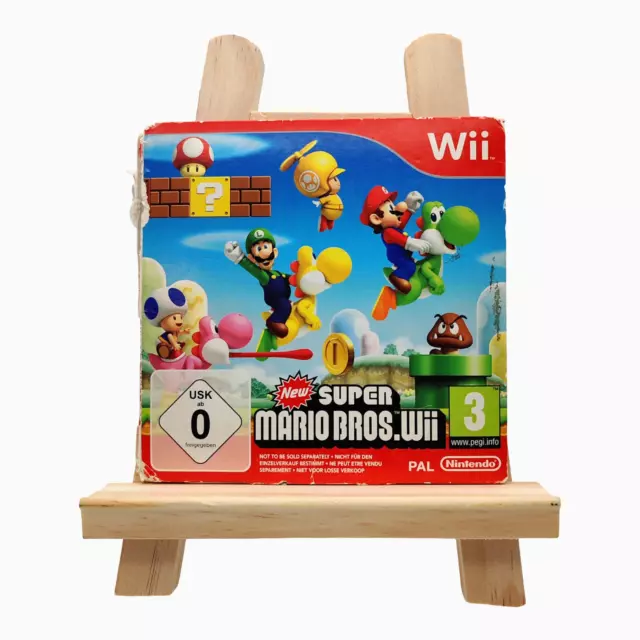 New Super Mario Bros. Wii  - für Nintendo Wii aus 2009 - mit OVP Papphülle