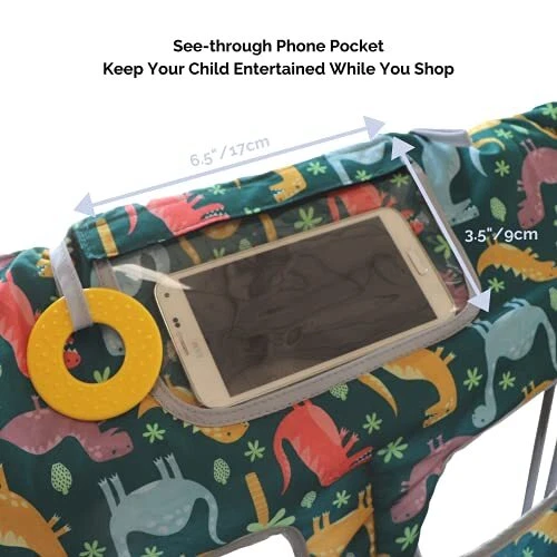 Shopping Cart Cover and High Chair Cover Dinosaurs