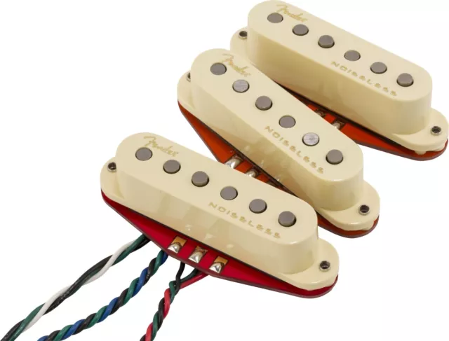 Genuine Fender ULTRA NOISELESS HOT Stratocaster/Strat Guitar Pickup Set