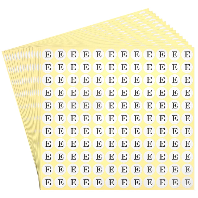 Lot De 30 Feuilles D’autocollants Lettres En Vinyle - Grandes Lettres Résistantes Aux Intempéries Pour Bricolage, Décoration Et Personnalisation - 11