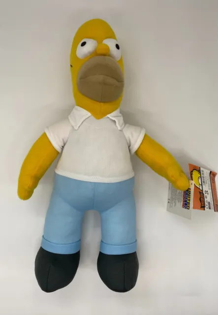 The Simpsons Homer Plüschfigur Stofftier Kuscheltier 2009 ca. 41cm (LAGERSPUREN)