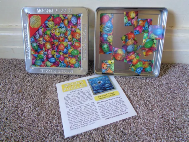 Ladybirds Ladybugs Magna Puzzle Holographic 3D Magnetic Puzzle Cheatwell Games