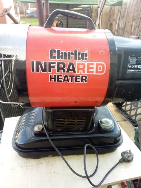 CLARKE 15KW 50,000 BTU XR55 Space Heater Diesel Paraffin Kerosene £135.00 -  PicClick UK