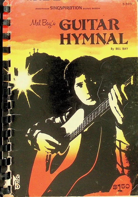 1972 Mel Bay's Guitar Hymnal Music Song Book  By Bill Bay - E11-A