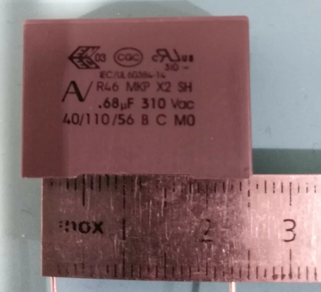 Lot De 2 Condensateurs MKP62 X2 0.022µF 22nF 275V - Film Polypropylène - Pour Soudage - Neufs