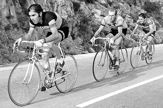 Poster Vintage Eddy Merckx Cyclisme - Affiche 32x47 Cm Italie