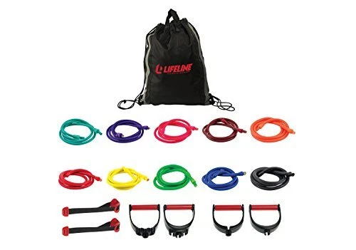 Resistance Trainer Kit with 10lb to 100lb Adjustable Resistance Level Ultimate