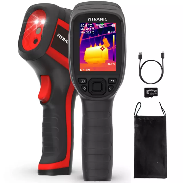 Wintact Infrared Surface Thermometer -58℉ to 1202℉, Dew Point/Mould  Detector, Laser Temperature Humidity Gun, Hygrometer, Pyrometer with  Thermocouple