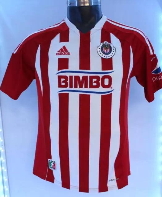 CLUB CHIVAS DE Guadalajara Soccer Jersey Men Medium Red White Red 2011 2012 Mex 101.25 PicClick