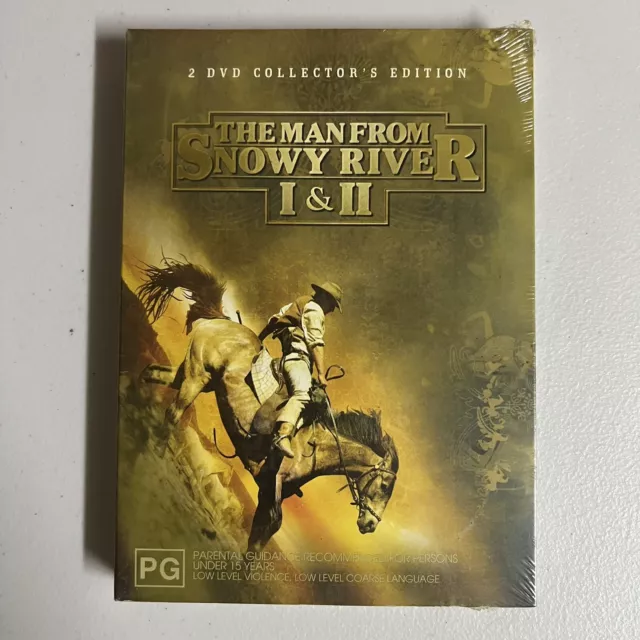 The Man From Snowy River 1 & 2 DVD R4 Brand New Sealed Free AU Track POST