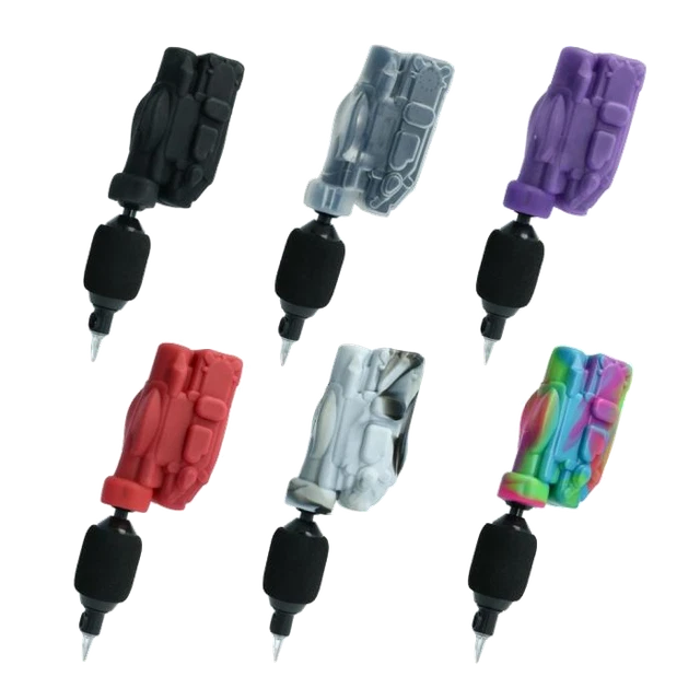 INKJECTA Cubiertas de agarre de goma para bolsa de máquina Flite X1 de 10 colores selectos