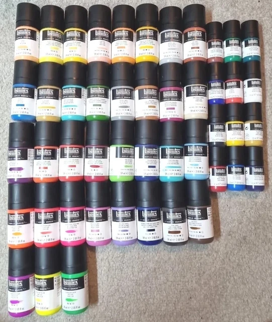 Liquitex: Profi: Acryl Gouache: 59ml x 35 und 12 x 22ml Restposten