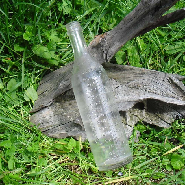 Antike Flasche Gestuft Flasche Apotheke, Art Deko
