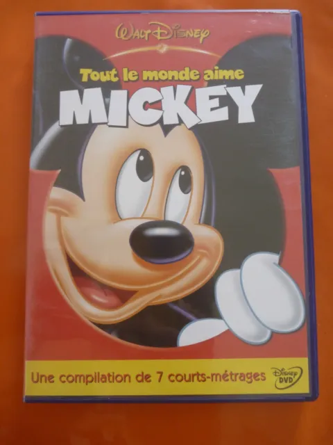 DVD Tout le monde aime Mickey 7 courts-métrages Walt Disney - TBE
