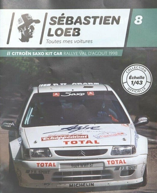 Citroën Saxo Kit Car Sebastien Loeb 1998 - Modèle Altaya 1/43, Rallye Val D'Agout