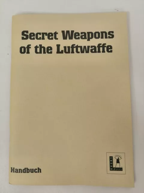 Armi segrete della Luftwaffe - manuale - Lucas Arts | K502-14