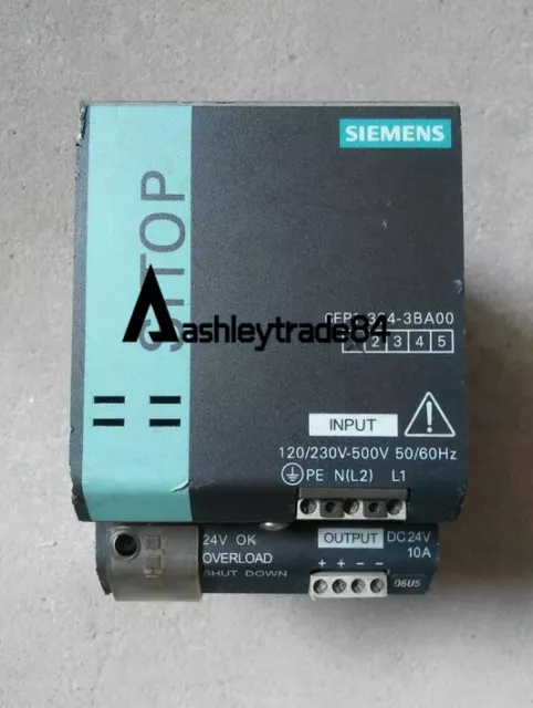 1PC Used Siemens 6EP1 334-3BA00 Power Supply Module 6EP1334-3BA00 24VDC 10A
