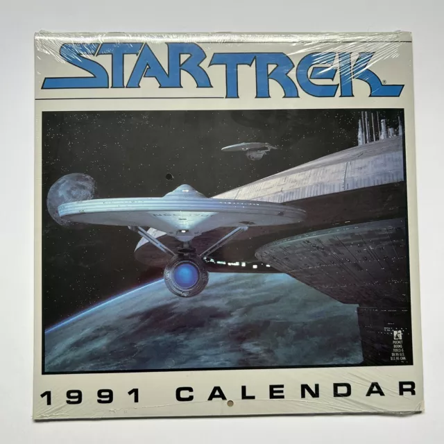 Star Trek The Motion Picture  1991 Calendar Sealed By Pocket Books - NEW