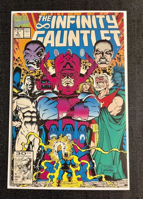 1991 Marvel The Infinity Gauntlet #5 Perez Starlin Thanos Avengers Endgame Rare