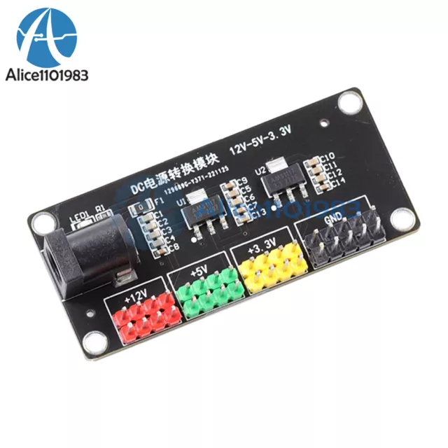 DC-DC 12V TO 3.3V 5V 12V Step Down Power Supply Module Multi Output Voltage