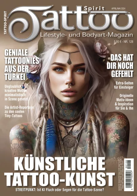 Tattoo-Spirit 128 - April/Mai 2024 - Druckfrisch Zeitschrift Magazin