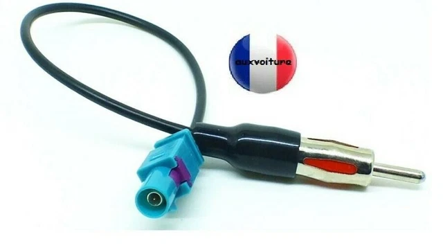 ADAPTATEUR ANTENNE AMPLIFICATEUR Fakra Vers Din Iso Autoradio Golf - Foto 3