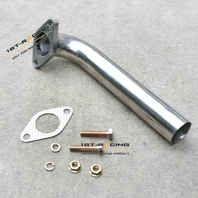 Stainless 35/38MM Turbo Exhaust External Wastegate Dump Pipe Elbow Pipe Actuator