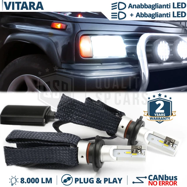COPPIA LAMPADE FARI RICAMBIO AUTO H7 LED 3200 LUMEN 6000K 12V 40W CON Ventola 8022044269184 - Foto 11