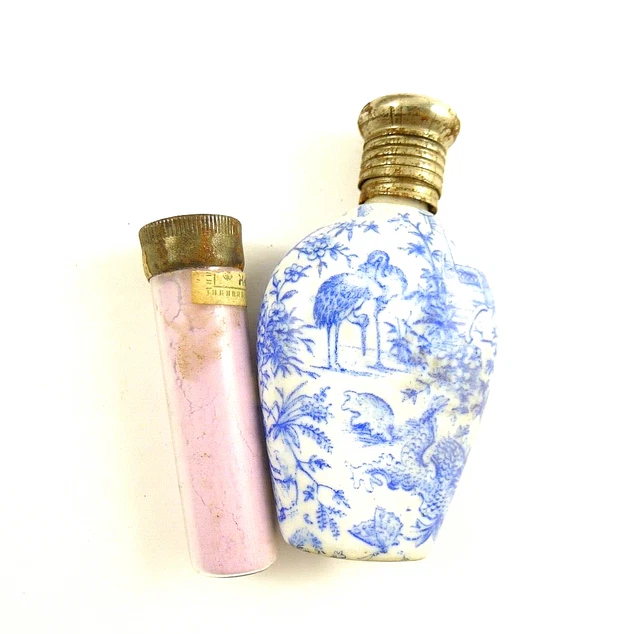 Eliotropo Trucco Signora Cosmesi Make Up Vintage  Profumo Boccetta Antica