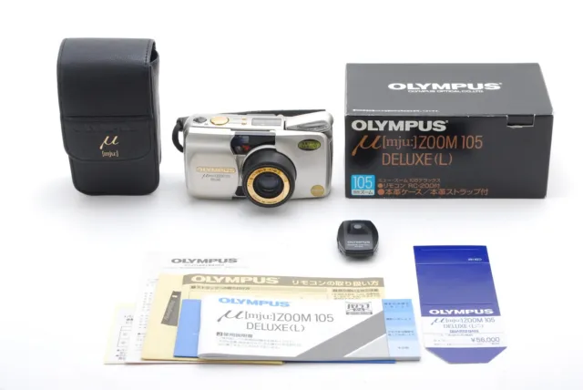 [TOP MINT] All Function Works Olympus mju Zoom 105 DELUXE Camera From JAPAN
