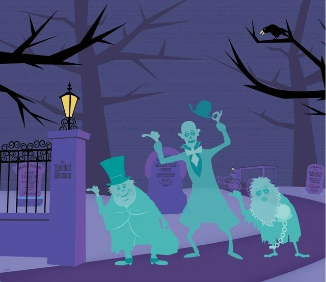 DISNEY HALLOWEEN IRON On Transfer Light Dark Fabrics 5 X 7 Or 8 X 10