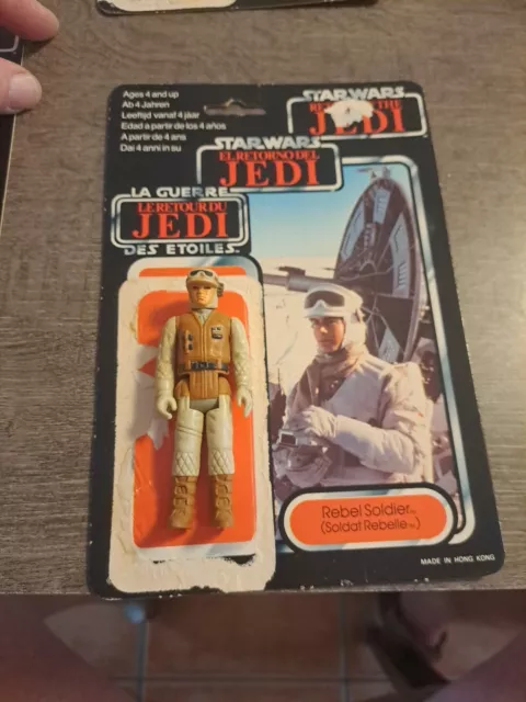 Figurine Star Wars Vintage Rebel Soldier Série Meccano Kenner