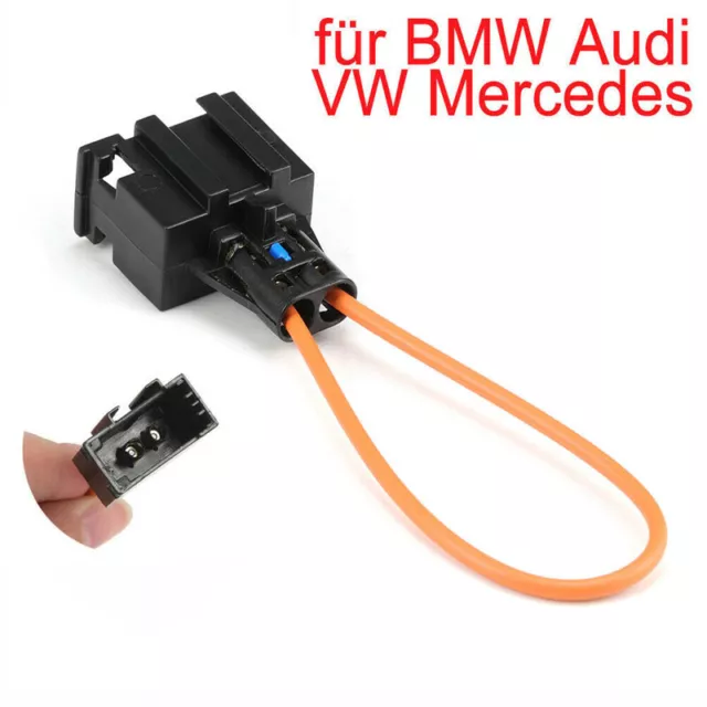 Für BMW Audi VW Mercedes Brückenstecker MOST Lichtwellenleiter LWL Kabelsatz DE